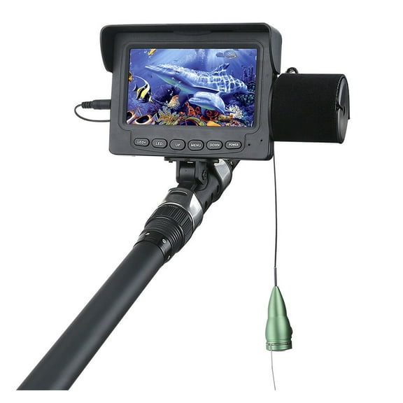 15M 1000TVL Fish Finder Underwater Fishing Camera 4.3" LCD Monitor 6PCS 1W White LED Night Vision Camera For Fishing ,Cool Gifts for Fishing