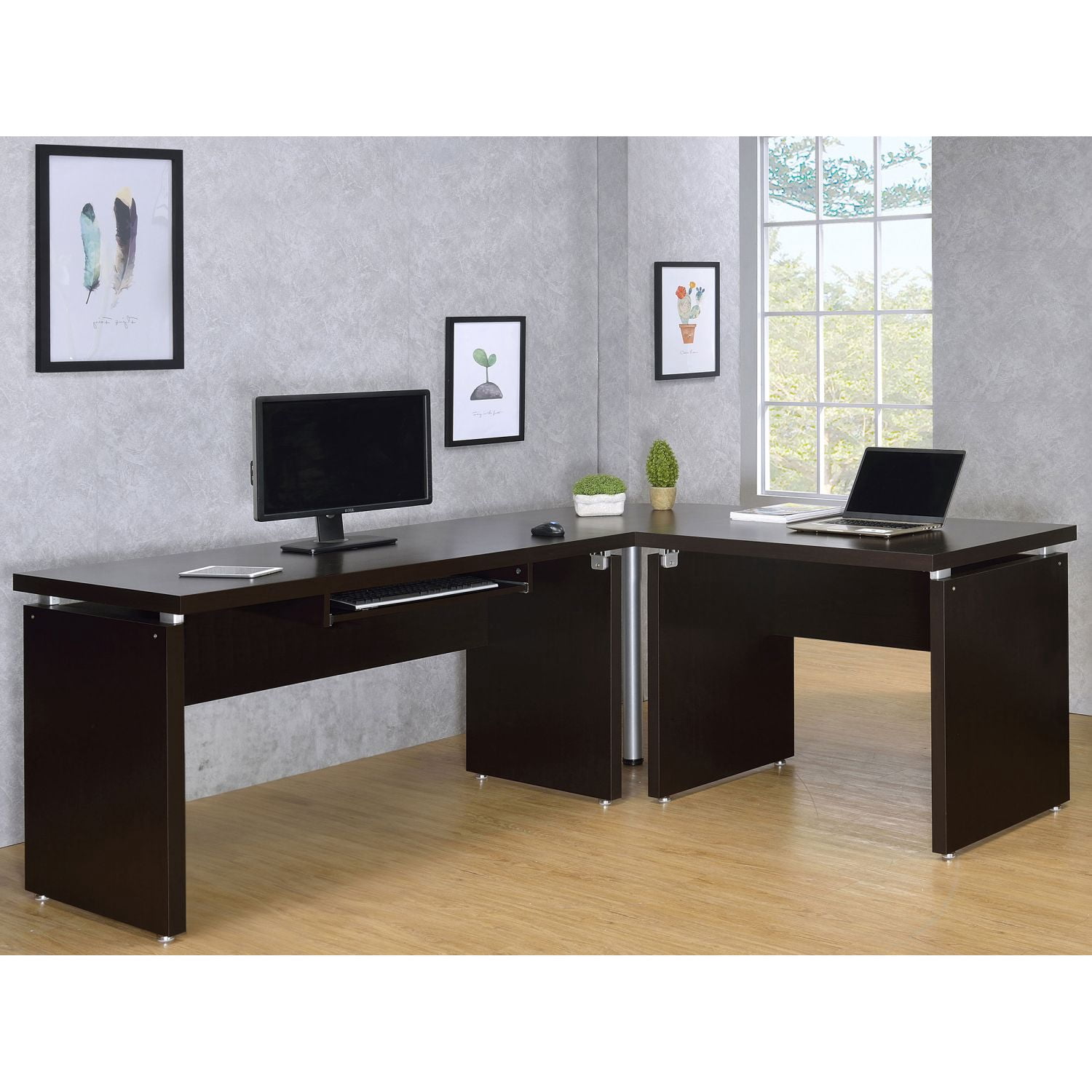 Asteroutdoor Cappuccino Extension Desk