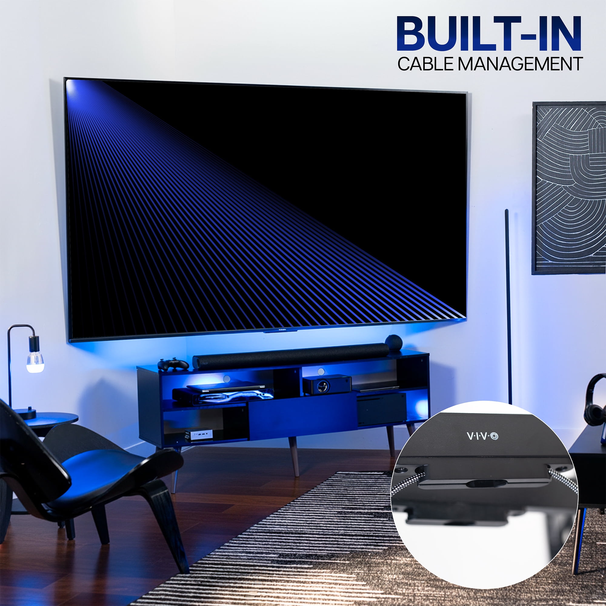 VIVO Full Motion Corner Wall TV Mount Bracket for 46" to 100" Flat Screens