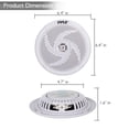 thumbnail image 3 of Altavoces marinos Pyle PLMRS5W, 5,25 pulgadas, 2 vías y 180 W, color blanco, 3 of 7