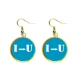 thumbnail image 1 of Crecen cambio padre padre futuro Ear Dangle Golden Drop Earring Jewelry Mujer Unbranded M, 1 of 3