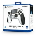 thumbnail image 4 of Nacon Revolution 5 Pro Officially Licensed PlayStation Wireless Controller for PS5 / PS4 / PC - Hall Effect, Trigger Stops, Map Buttons - White, 4 of 10