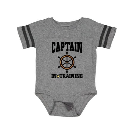 

Inktastic Captain in Training Gift Baby Boy or Baby Girl Bodysuit