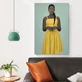 thumbnail image 5 of Realism Portrait Painter Amy Sherald Painting Art Poster (22) Wall Art Poster Scroll Canvas Painting Picture Living Room Decor Home 24x36inch(60x90cm), 5 of 6