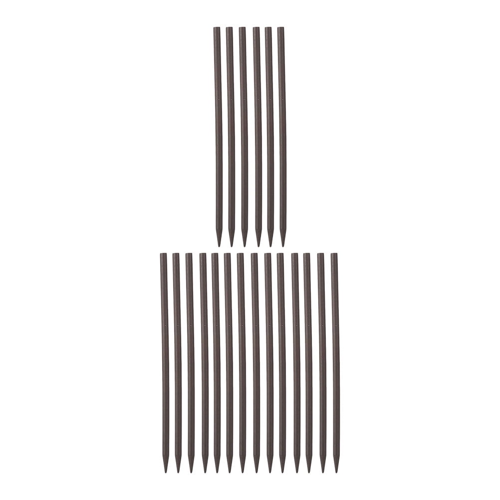 Toyandona 20pcs DIY Wooden Hair Stick for Headdress Making Solid Wood