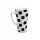 thumbnail image 1 of Taza de cerámica 502 ml diseño cute de gato negro, 1 of 6