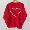 thumbnail image 4 of Sweatshirt for Women Perfect For Daily Wear or Loungewear! The Best Choice for Valentine's DayS Red Valentine's Day Sweatshirt, 4 of 4