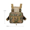 thumbnail image 3 of Bolsas de chaleco informales para hombre, bolsa de pecho segura Oxford para viajes de senderismo (Jungle Camo) JShteea Para Estrenar, 3 of 6