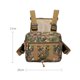 thumbnail image 3 of Bolsa De Pecho Molle Bolsas de chaleco informales para hombre, bolsa de pecho segura Oxford para viajes de senderismo (Jungle Camo), 3 of 6