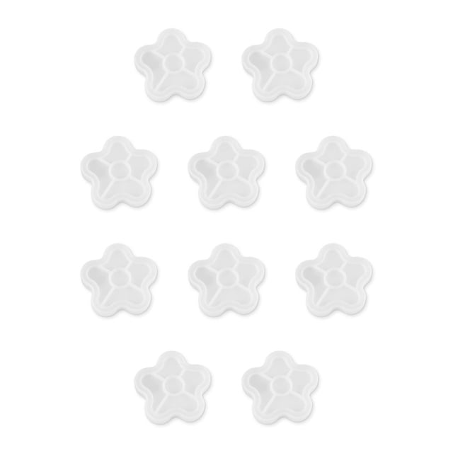 Molde de silicona Kearding para posavasos juego de moldes de epoxi DIY Type2 NO2