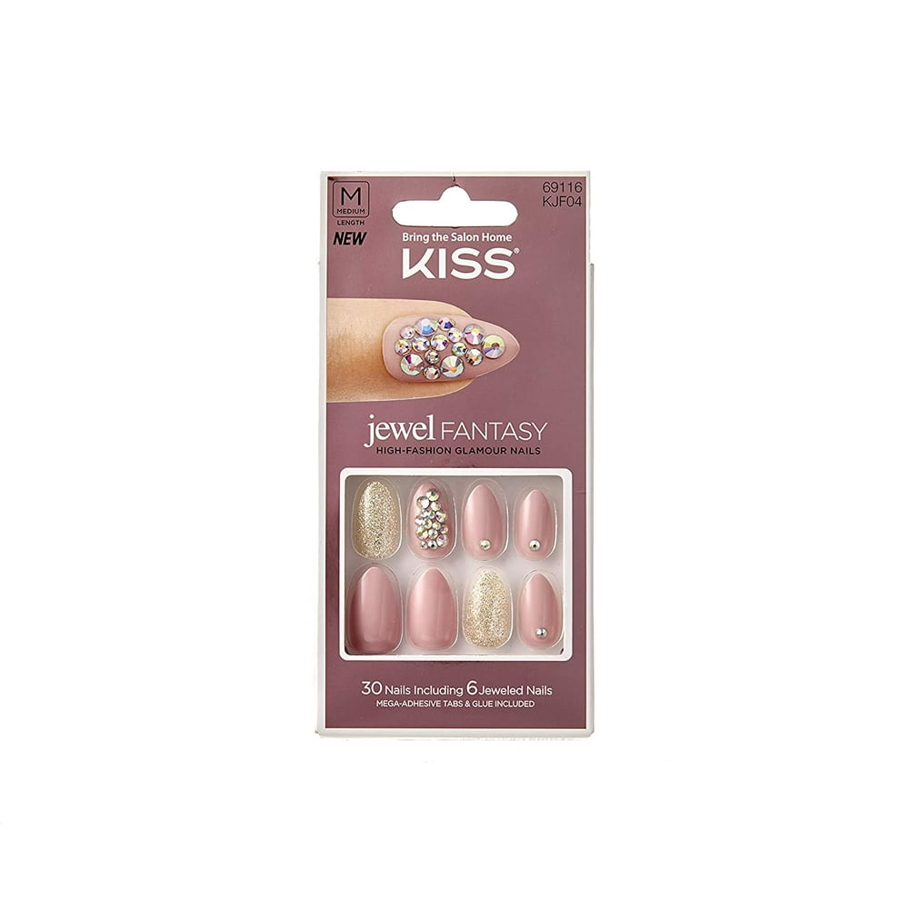 KISS Jewel Fantasy Nails Medium Length (KJF04)