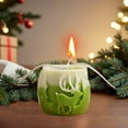 thumbnail image 4 of XYAIYT Aromatherapy Candle Christmas Tree Decorations Reindeer Pillar Wax with Subtle Clean Burn Long Lasting for Vacation Home Decor Festive Gatherings and Cozy Ambiance 2.6in Mint Green, 4 of 6