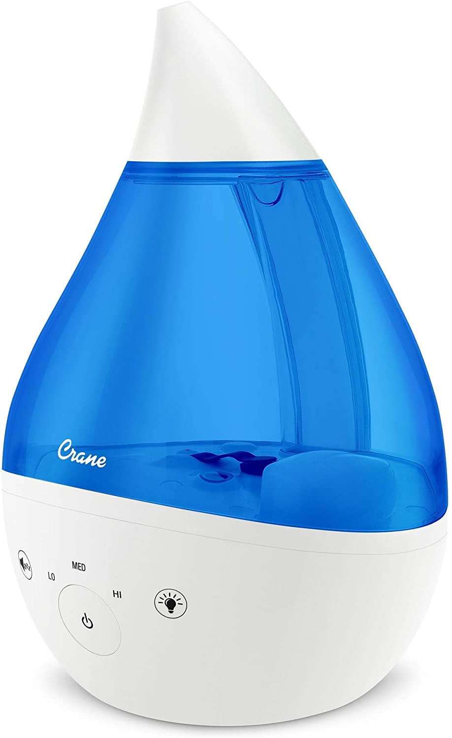 SOURCE 4in1 Drop Ultrasonic Cool Mist Humidifier, 1 Gallon, Top Fill