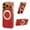 Red, variant on Designed for iPhone Air Case with Ring Holder Stand, PU Leather Hybrid PC + Metal Phone Case Support Magnetic Car Mount, Military Grade Protection with Ring Grip for iPhone Air, Red