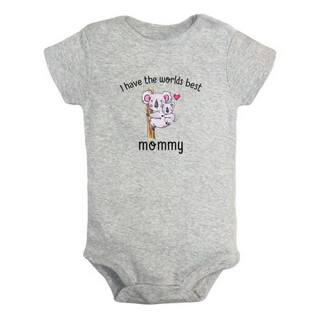 

iDzn I Have The Worlds Best Mommy Funny Rompers For Babies Newborn Baby Unisex Bodysuits Infant Jumpsuits Toddler 0-24 Months Kids One-Piece Oufits
