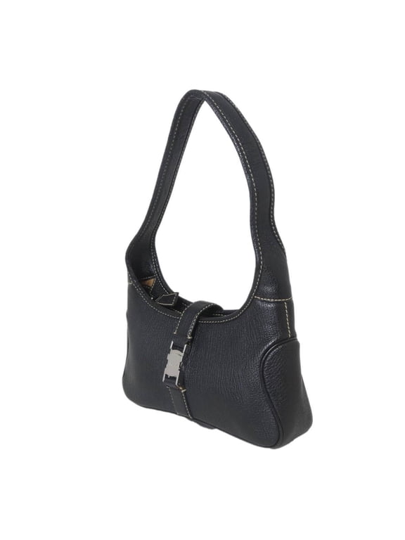 Pre-Owned Salvatore Ferragamo Ferragamo shoulder bag, leather, black, BA 21 0734