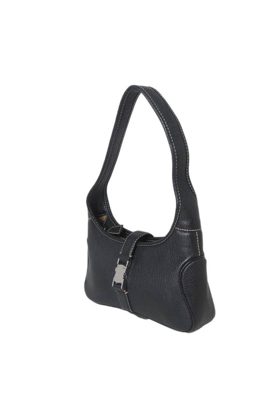 Pre-Owned Salvatore Ferragamo Ferragamo shoulder bag, leather, black, BA 21 0734
