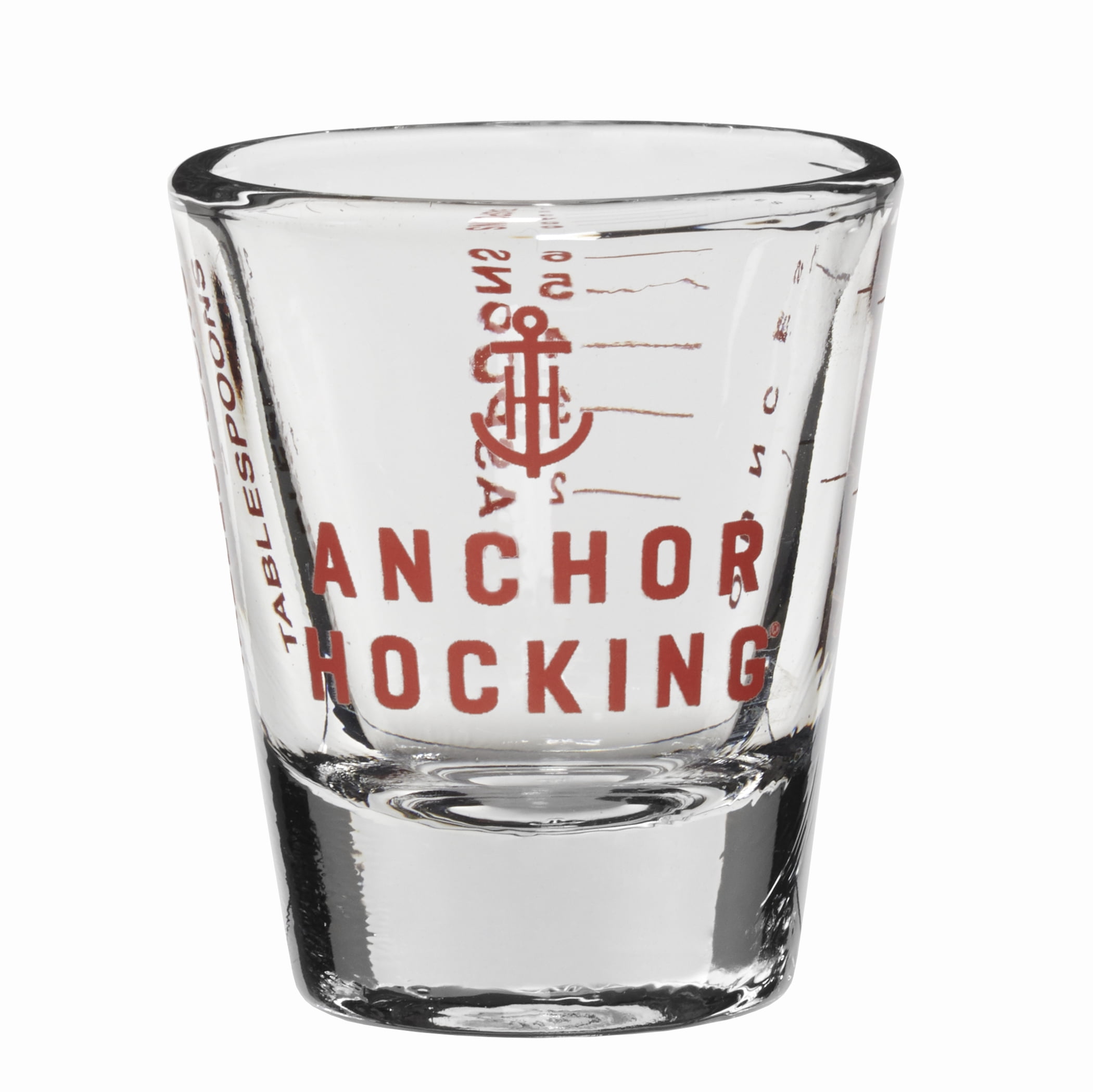 (6 pack) Anchor Hocking Measuring Shot Glass, 1 Ounce