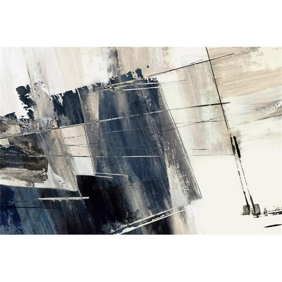 Giant Art 84x54 Forward Blue Fine Art Giant Canvas Print in Multi-Color