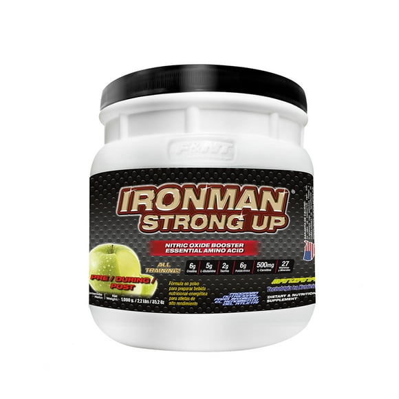 Suplemento Iron Man Creatina Glutamina taurina Carnitina vitaminas F&nt