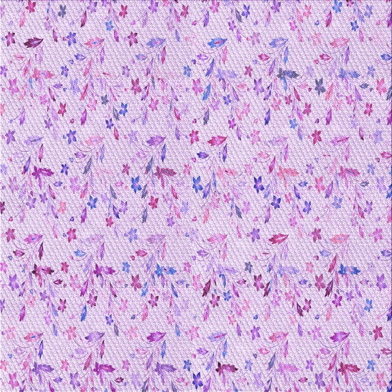 Ahgly Company Indoor Square Patterned Heliotrope Purple Area Rugs, 7' Square
