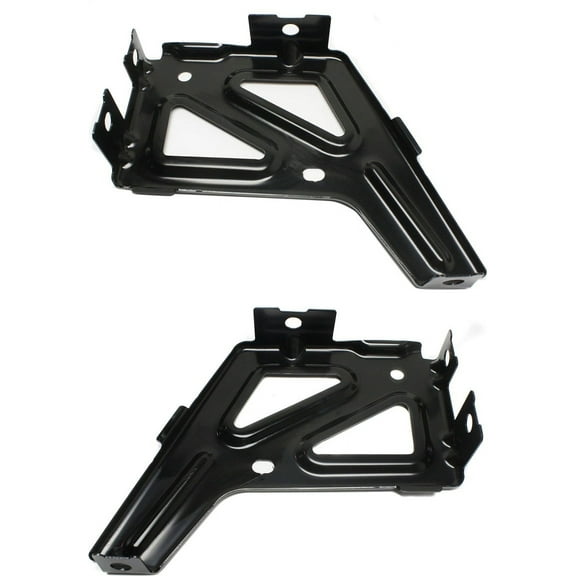 Garage-Pro Rear Bumper Bracket Compatible with 2014-2019 Chevrolet Silverado 1500 / GMC Sierra 1500 Impact Bar, Black, Steel, 3rd Gen, Set of 2, Driver and Passenger Side