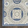 thumbnail image 5 of Nourison Aloha Indoor/Outdoor Blue/Grey 3'6" x 5'6" Area Rug, (4x6), 5 of 9