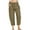 Brun, variante sur Innerwin Pantalons Capri à Cordon pour Femmes Pantalon d'Été Jambe Droite Bas Ample Bleu Marine 3TG