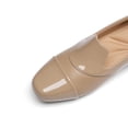 thumbnail image 5 of Women's Chunky Heel Loafers Slip-On Shoes Platform with Memory Foam Cushion, Round Toe & Chain Detail, 5 of 6
