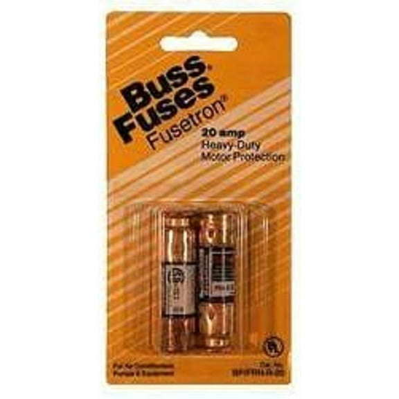 Bussman BP/FRN-R-20 20 Amp 250 Volt Time Delay Fuse 2 Count