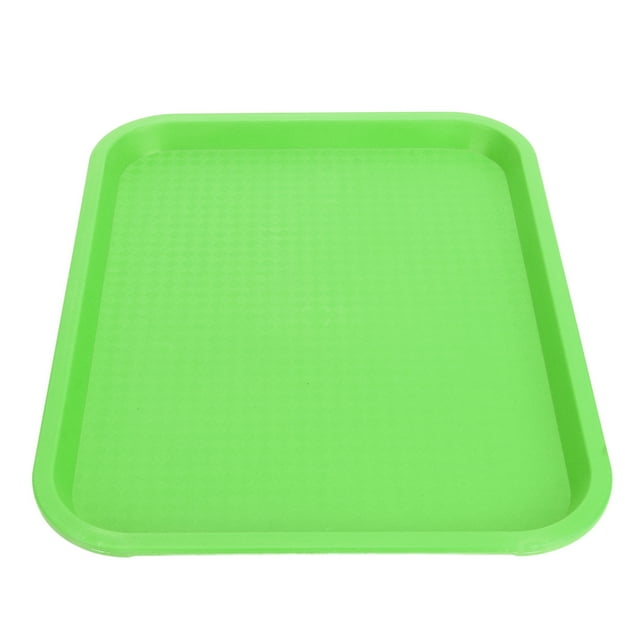 Bandeja De Comida Rápida, Bandeja De Servicio De Alimentos Rectangular Multiusos PP Grueso Antideslizante Para Cliente Para Restaurante Cantina