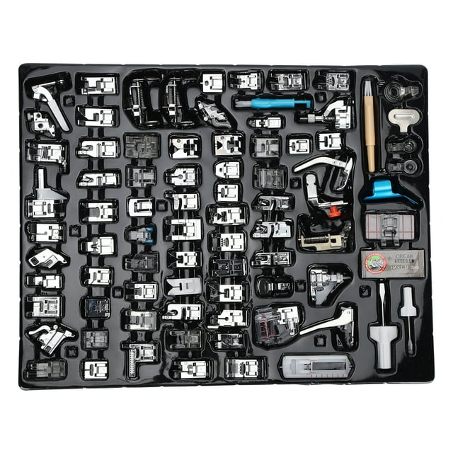 Ensemble de 82 Pcs Pied-de-Biche pour Machine à Coudre Domestique Accessoires Ménagers Multifonctionnels