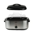 Aroma 22 Quart Electric Roaster Oven Stainless Steel with SelfBasting