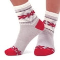 thumbnail image 4 of Airplus Dual Layer Holiday Crew Socks, Women's Medium Aztec Print, Size 5-10, 4 of 4
