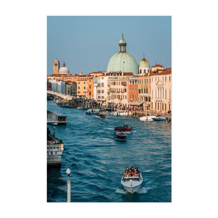 Grand Canal, Venice - Venice Veneto Italy Photography Cityscape Gondola Italian Architecture Water Boat Unframed Wall Art Print 4 x 6 inches