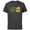 Charcoal, variant on Star Wars Jabba the Hutt Tiki Hut Logo Funny - Short Sleeve Cotton T-Shirt for Adults - Customized-Black