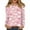 Pink #053, variant on Valentine Day Shirts Womens Love Heart Print Long Sleeve T Shirts Crew Neck Casual Tunic Tops Plus Size Spring Tops Red XL