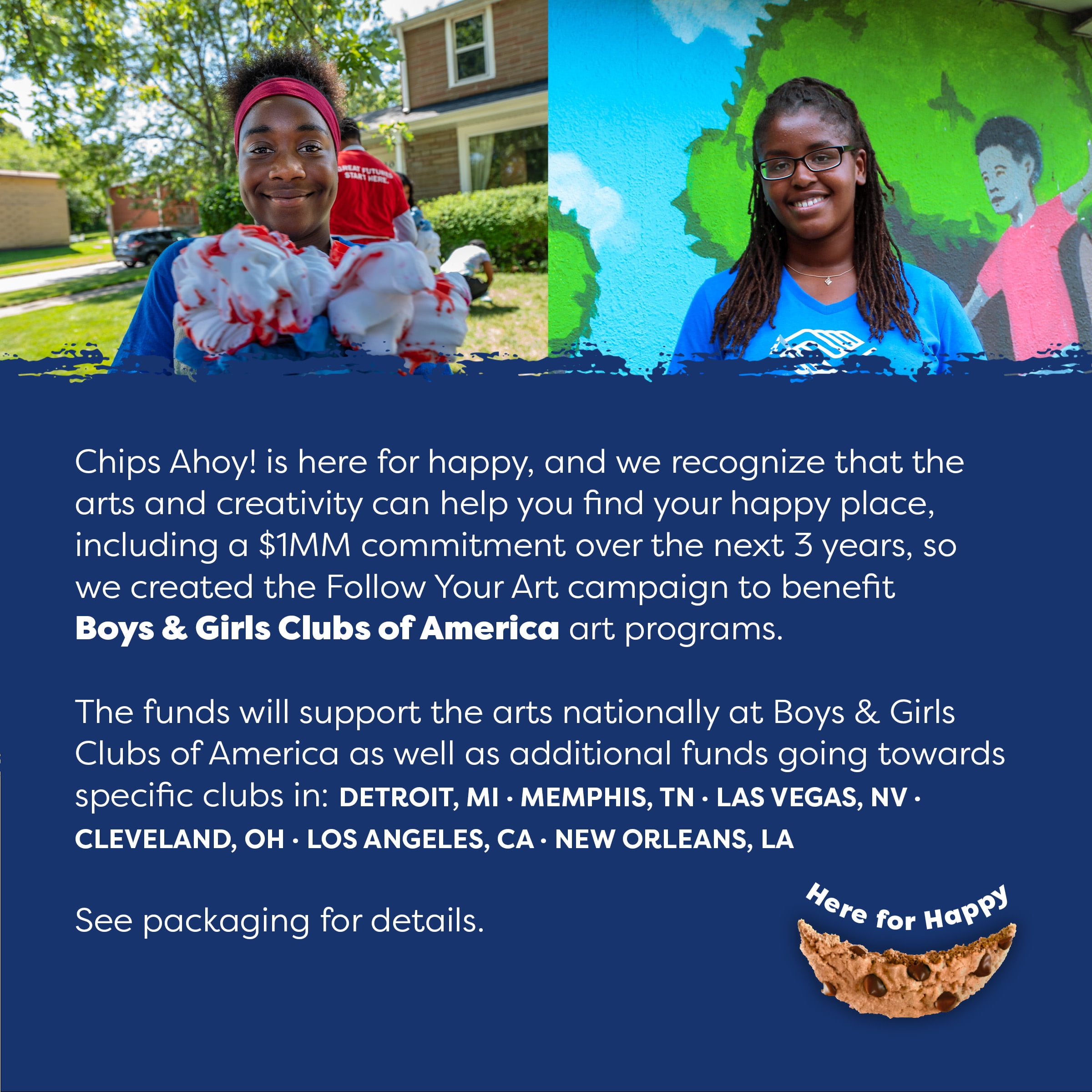 New Chips Ahoy! cookie pack designs inspired by teen artists from Boys &  Girls Clubs of America 