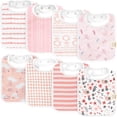thumbnail image 1 of Baberos KeaBabies de algodón orgánico superabsorbentes, paquete de 8 unidades, 1 of 9