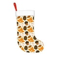 thumbnail image 2 of Salouo Autumn Woodland Characters Print Christmas Stockings,Large Xmas Stocking Set of 1 Holiday and Farmhouse Stocking for Christmas Holiday Party Decoration(17.7*11 Inch), 2 of 7