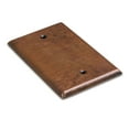 thumbnail image 3 of Monarch Pure Copper Hammered Blank Wall Plate / Switch Plate, 3 of 3