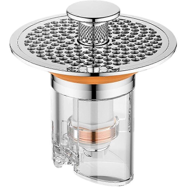 Bathroom Sink Plug Stopper Wash Basin Core Bounce Popup Filter Stainless Steel Shower Filter Plug Kitchen Bathtub Stop Bouncing Core Sink Stopper - CH
