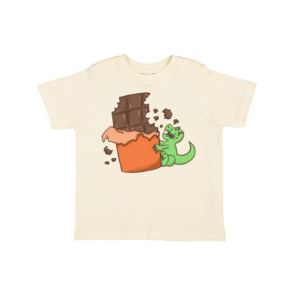 Inktastic Dino with Chocolate Bar Boys or Girls Toddler T-Shirt