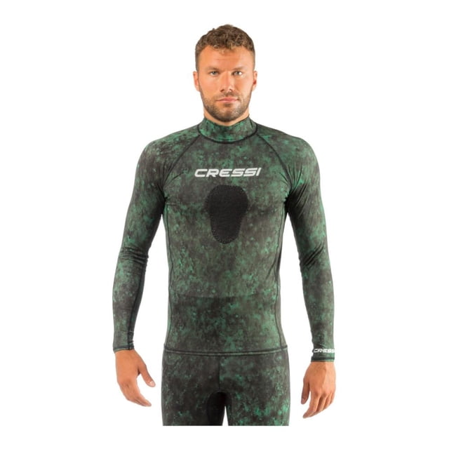 Playera para Caballero Cressi Rashguard Hunter Manga Larga Talla L Verde