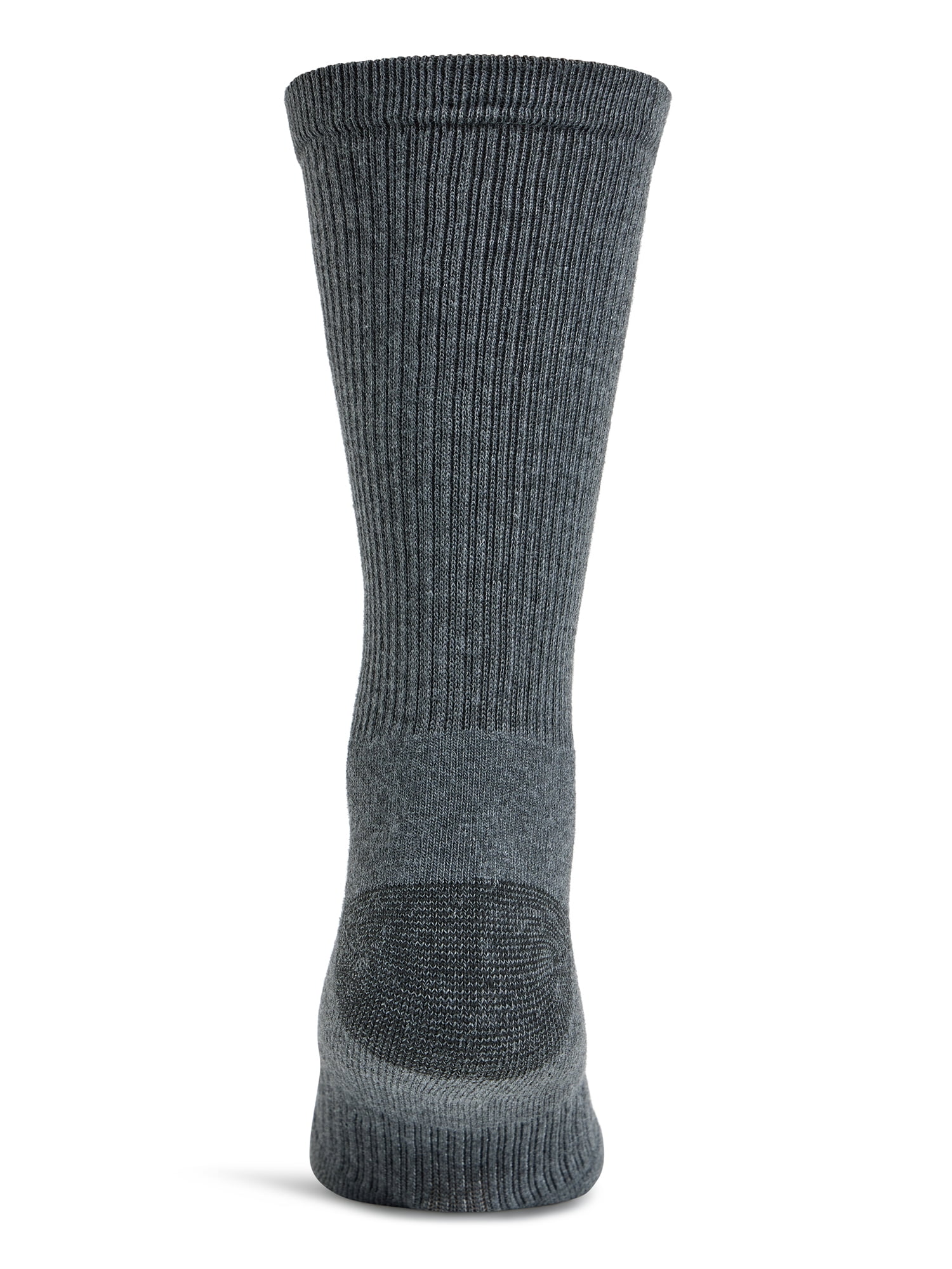 Wrangler Wool Blend Work Socks for Men, Size 6-12, Charcoal, 6 Pairs