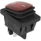 thumbnail image 2 of 4 unids/set impermeable negro 4 pines 2 posiciones ON-OFF lámpara verde roja interruptor basculante 220V indicador a prueba de polvo luz verde lámpara roja interruptor basculante Snap Xemadio YQ-2174, 2 of 7