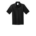 thumbnail image 5 of Port & Company Youth Core Blend Jersey Knit Polo-S (Jet Black), 5 of 6