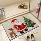 thumbnail image 1 of Felpudo Navideño de Punto para Baño | Felpudo Absorbente Multicolor con Base Antideslizante | Alfombra de Poliéster de Terciopelo Cristal Suave | Decoración Navideña para La Entrada Del Baño y El Sue, 1 of 6