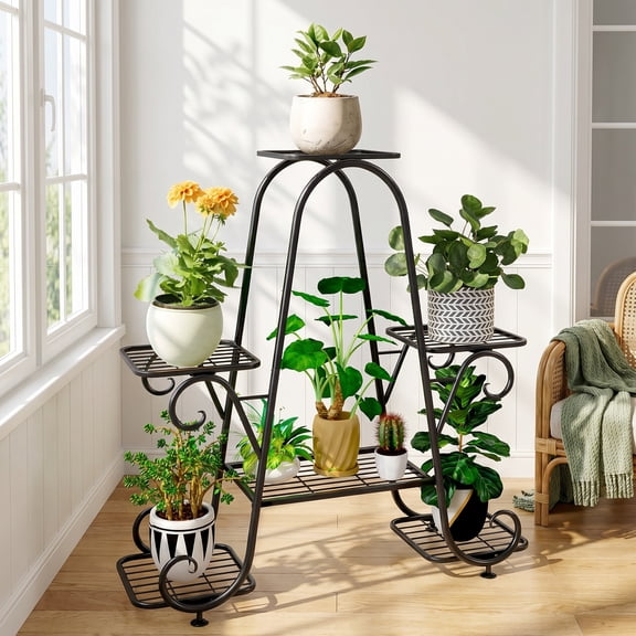 Suitable for multi pot metal plant racks, wrought iron indoor study rooms, living rooms, and plant racks