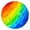 Rainbow Tie Dye-1, variant on Rainbow Tie Dye Mandala Pattern Round Fitted Tablecloth with Elastic Edge,Dining Table Cover Waterproof,Outdoor Round Tablecloth for Camping,Dining,Indoor and Outdoor